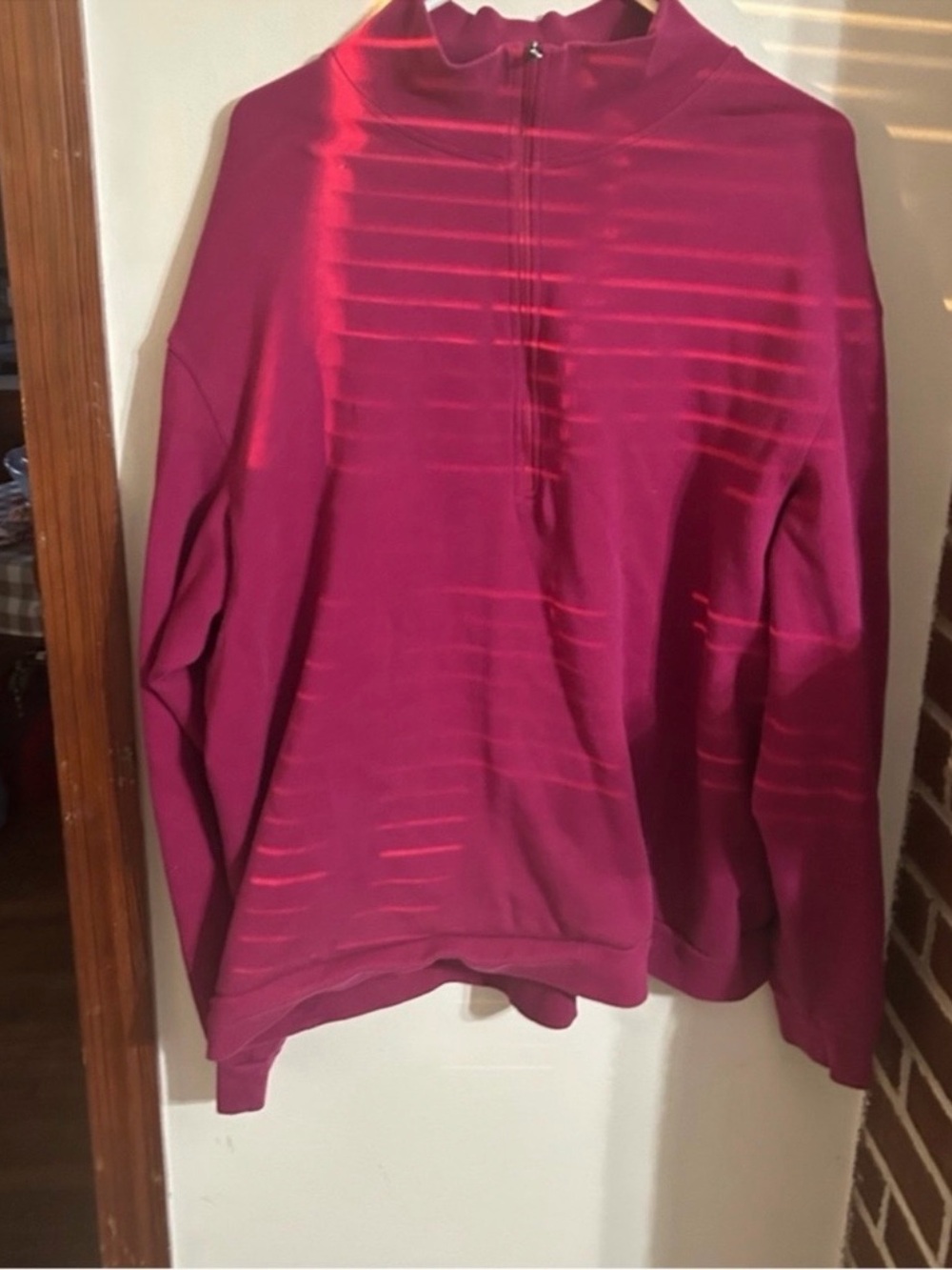 Lululemon Size 2x Bright Fuchsia Half-Zip Pullover
